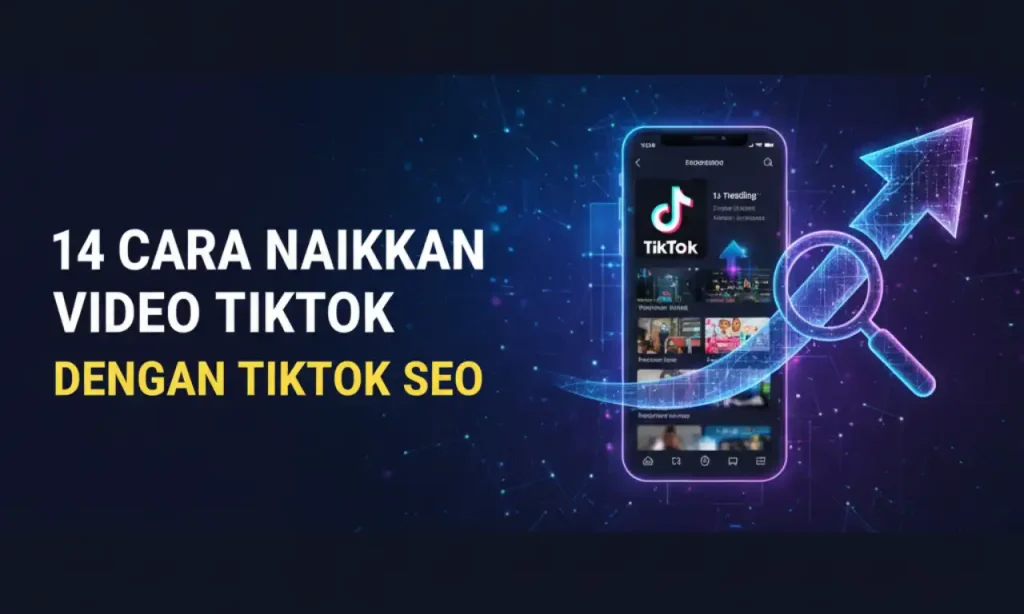 cara naikkan video tiktok dengan tiktok seo